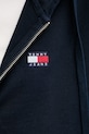 Tommy Jeans pamut melegítőfelső sötétkék DW0DW21147