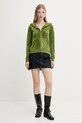 Juicy Couture bluza ROBERTSON HOODIE JCAP176G zielony AW25