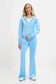 Juicy Couture felső HERITAGE ROBYN HOODIE JCSEBJ007 kék AW25
