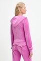Îmbrăcăminte Juicy Couture bluză HERITAGE ROBYN HOODIE JCSEBJ007G roz