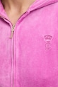 Juicy Couture bluză HERITAGE ROBYN HOODIE JCSEBJ007G roz