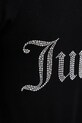 Juicy Couture bluză SINGLE JERSEY OLA HOODIE JCWAS125310 negru