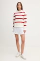 Tommy Hilfiger bluză WW0WW45743 alb AW25