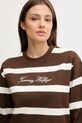 Tommy Hilfiger bluza brązowy WW0WW45743