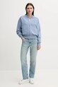 Tommy Hilfiger bluza bawełniana WW0WW45753 niebieski AW25