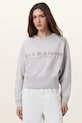 AllSaints hanorac din bumbac SEPARO imprimeu gri W215JC