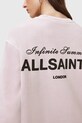 Одежда Хлопковая кофта AllSaints SOLEIL W222JC розовый