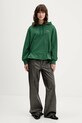 Stine Goya bluza bawełniana SG.AW25.T085.2430 zielony AW25