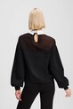 Karl Lagerfeld bluza bawełniana A3W20002 czarny AW25