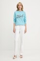 Karl Lagerfeld bluza A3W20010 turkusowy AW25