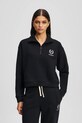 Karl Lagerfeld bluza bawełniana aplikacja czarny A3W44008