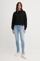 Bavlnená mikina Calvin Klein Jeans LV047B238G čierna AW25