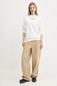 Tommy Jeans bluza bawełniana DW0DW21368 beżowy AW25