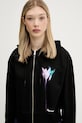 Karl Lagerfeld Jeans hanorac de bumbac negru A3W20041