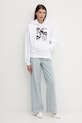 Bavlněná mikina Karl Lagerfeld Jeans A3W20042 bílá AW25