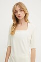 BOSS t-shirt beżowy 50541894