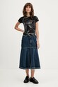 Hugo Blue t-shirt 50552585 czarny AW25