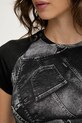 Hugo Blue t-shirt 50552585 czarny