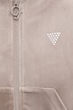 Velúrová mikina Guess COUTURE V3BQ22.K0232 béžová