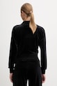 Odzież Guess bluza welurowa COUTURE V3BQ22.K0232 czarny