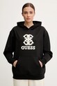 Μπλούζα Guess CARMEN απλικέ μαύρο V5YQ01.KCX22