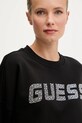 Guess hanorac de bumbac PRIMULA negru V5YQ12.KCRP0