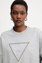 Guess bluza bawełniana RACHELE szary W5YQ04.KC8I0
