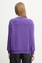 Odzież Pinko bluza bawełniana 100534.A2RO fioletowy