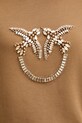 Pinko bluza bawełniana 100534.A2RO brązowy