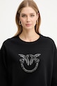 Pinko felpa in cotone nero 100534.A2RO
