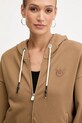 Βαμβακερή μπλούζα Pinko καφέ 105509.A2RB