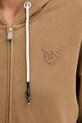Βαμβακερή μπλούζα Pinko 105509.A2RB καφέ