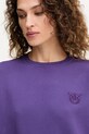Βαμβακερή μπλούζα Pinko μωβ 105510.A2RB