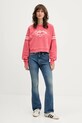 Бавовняна кофта Guess Originals W5YQ24.K68I4 рожевий AW25