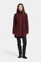Didriksons gyapjú pulóver UMI 505941 burgundia AW25