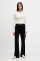 Tričko s dlouhým rukávem Guess Jeans W5YP39.KA0H1 béžová AW25