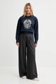 A.P.C. bluza bawełniana A.P.C. x MARC JACOBS COHKQ.F37001 granatowy AW25