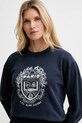 A.P.C. bluza bawełniana A.P.C. x MARC JACOBS granatowy COHKQ.F37001