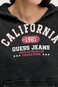 Хлопковая кофта Guess Jeans W5YQ14.KCPR1 чёрный
