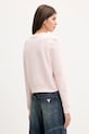 Oblečenie Bavlnená mikina Guess Jeans W5YQ15.K68I4 ružová
