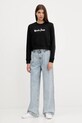 Бавовняна кофта Guess Jeans W5YQ15.K68I4 чорний AW25