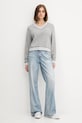 Guess Jeans bluză W5YQ18.K68I4 gri AW25