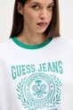 Guess Jeans bluza bawełniana biały W5YQ20.K68I4