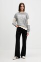 Bombažen pulover Guess Jeans W5YQ20.K68I4 siva AW25