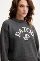 Patou sweter wełniany szary KN2788064