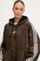 adidas Originals bluză Graphic Lo Hd maro JV7560