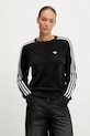 Sveter adidas Originals Holiday Sweater okrúhly čierna JX7813