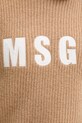 MSGM sweter wełniany 3941MDM219.257785 beżowy