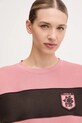 EA7 Emporio Armani hanorac de bumbac roz AF16427.7X000143