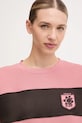 EA7 Emporio Armani hanorac de bumbac roz AF16427.7X000143